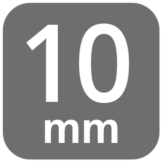 Espesor de 10 mm