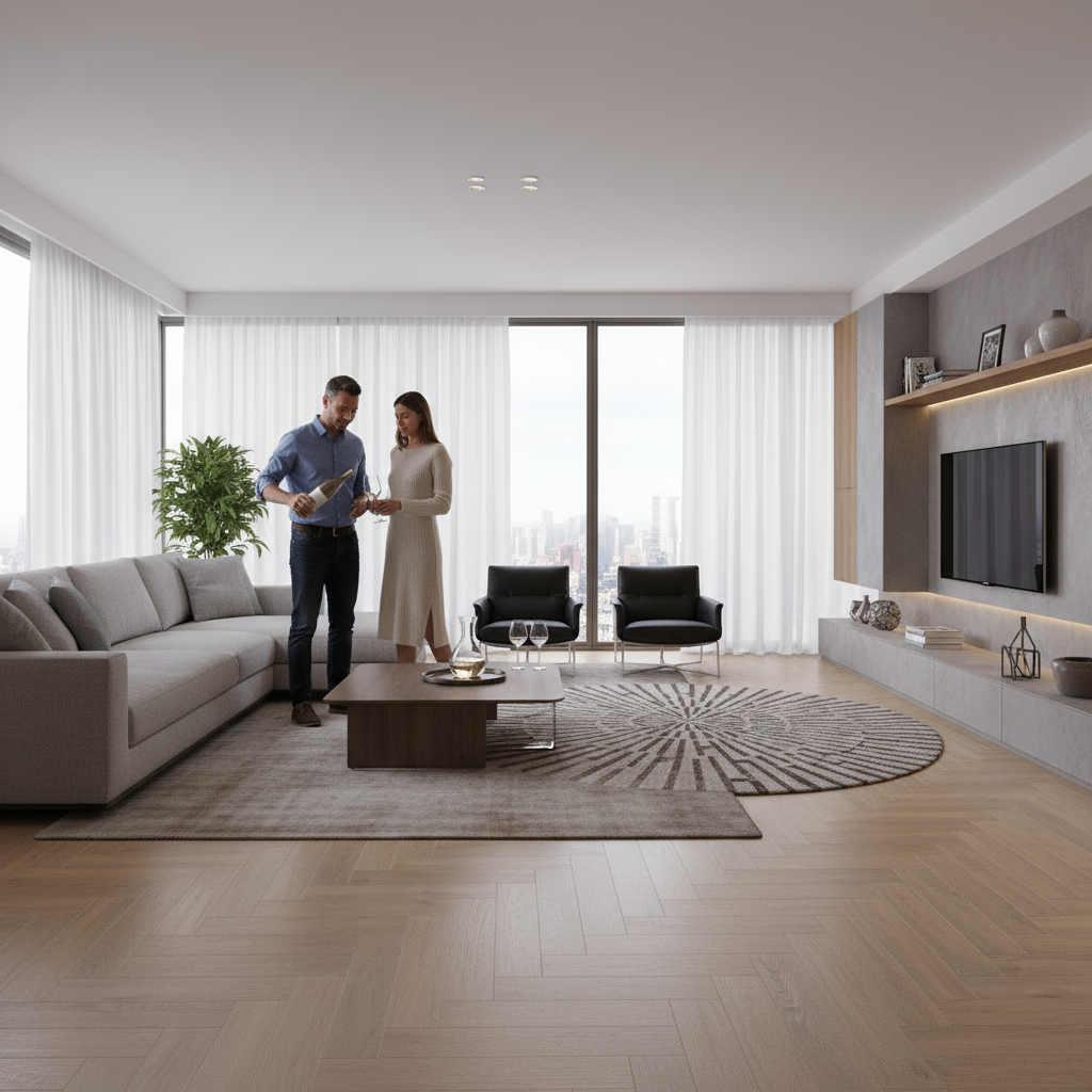 Herringbone D6014 Elba Beige Oak 665x133x8 mm Ac4