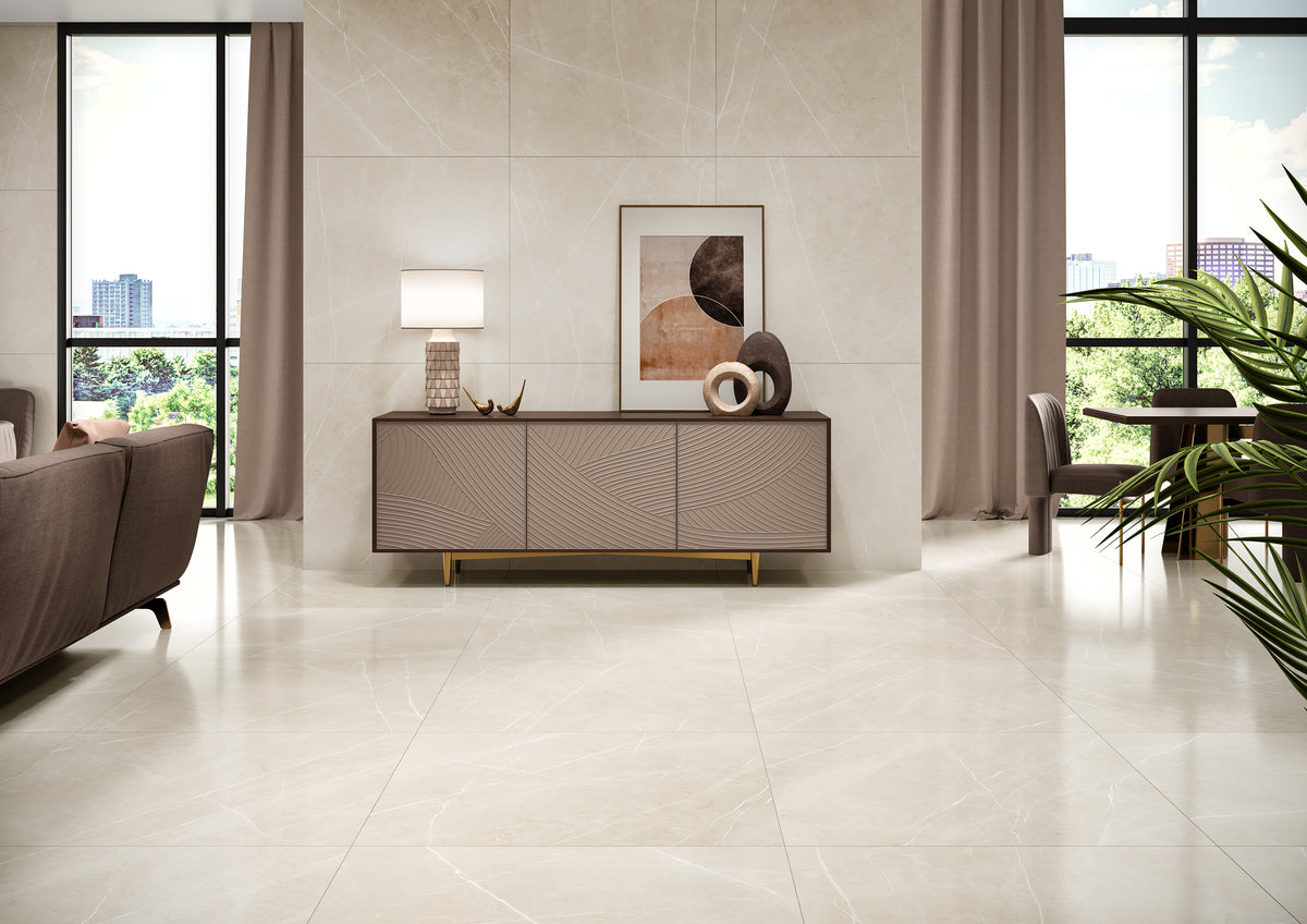 Alure 100x100 Rect. · beige