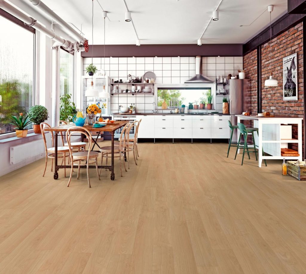 EXQUISIT D3004 ROBLE NATURAL WAVELESS 1380X193X8cm AC5