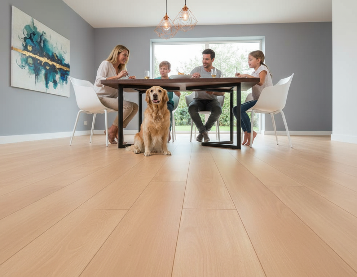 EXQUISIT D3004 ROBLE NATURAL WAVELESS 1380X193X8cm AC5