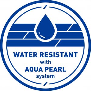 Resistente al agua con el sistema Aqua Pearl