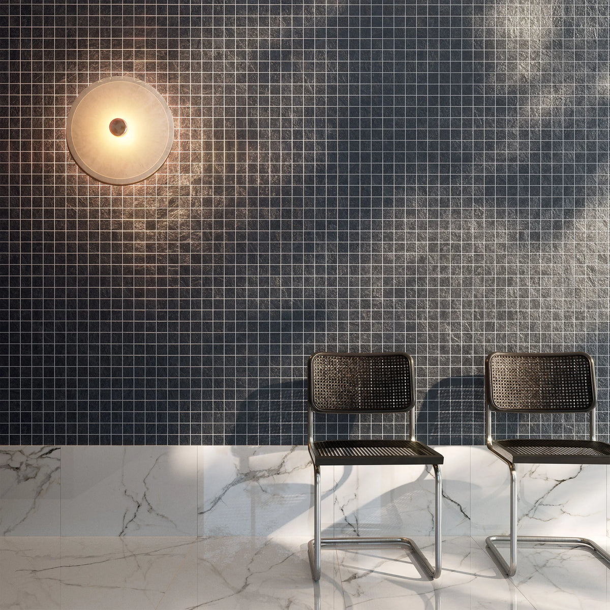 Durstone Dallas 60x60cm Mate Rectificado · Black