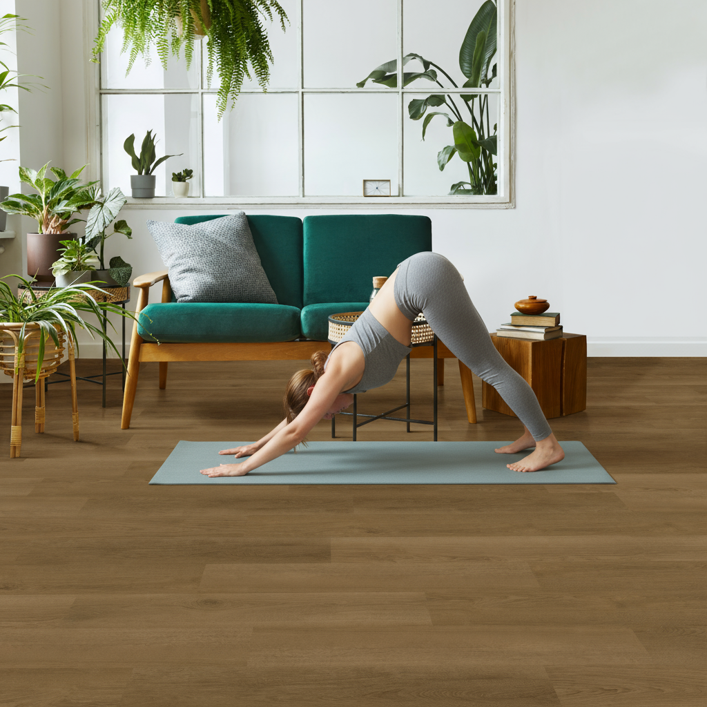 Parquet vinílico SPC Legacy Oak Asgard 7587 (ambiente)