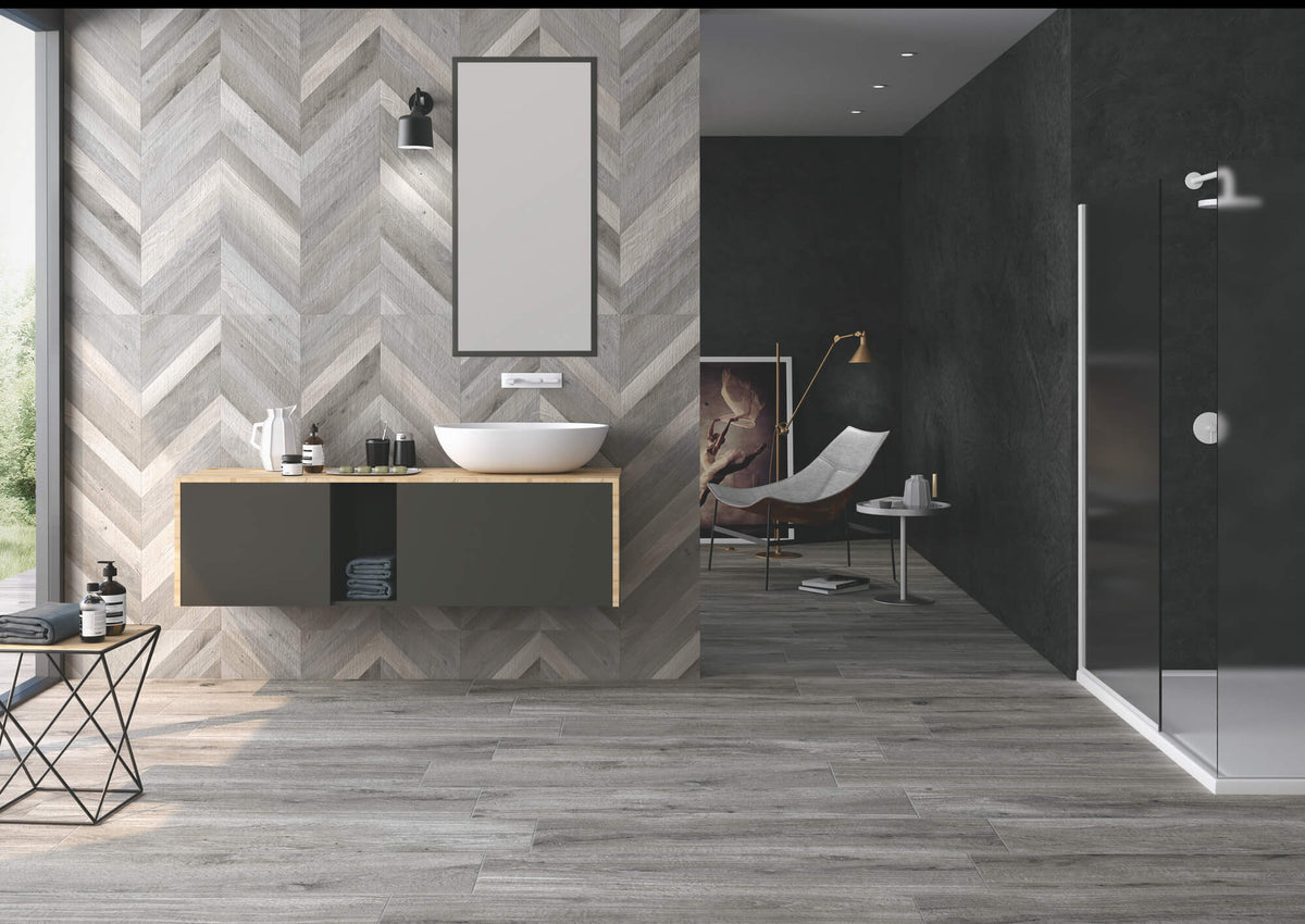 Durstone L'Heritage 30x120cm Mate Rectificado · Ash