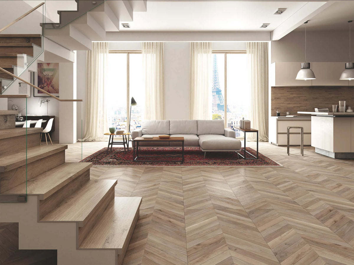 Durstone L'Heritage 30x120cm Mate Rectificado · Ash
