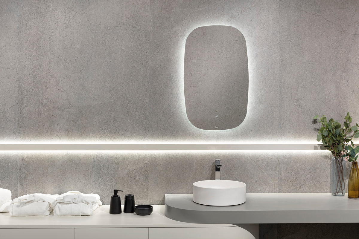 Lucca Porcelain 100x100cm Shaped Rectificado