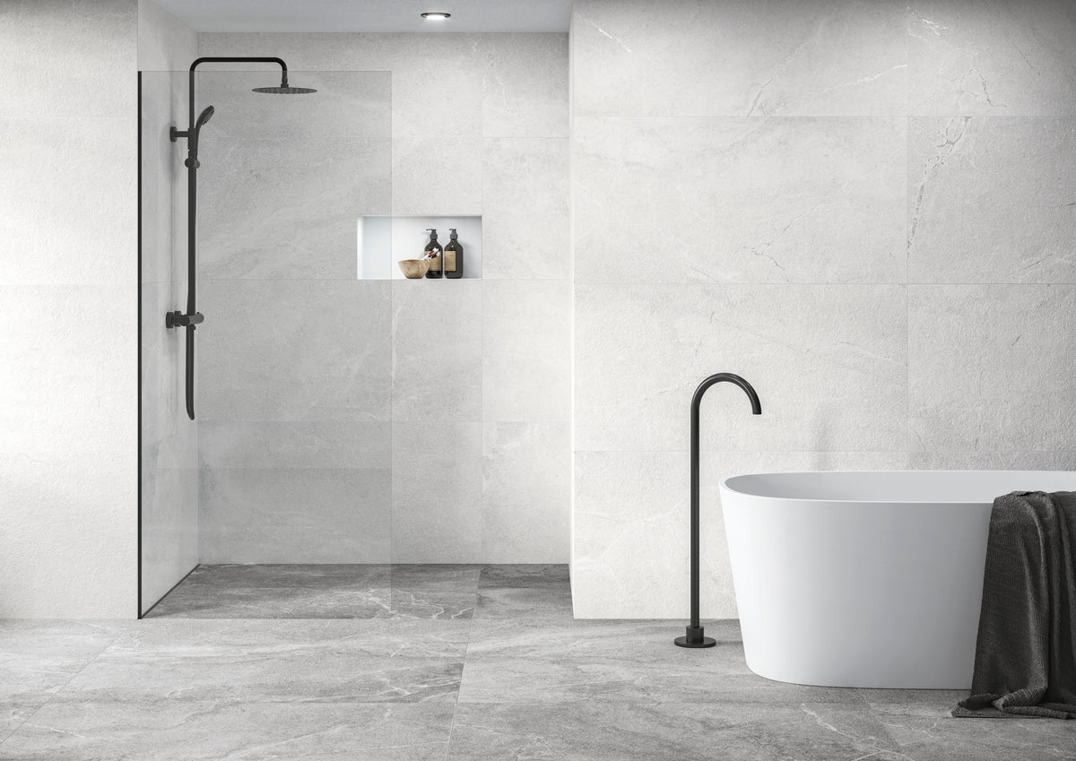 Lucca Porcelain 100x100cm Shaped Rectificado