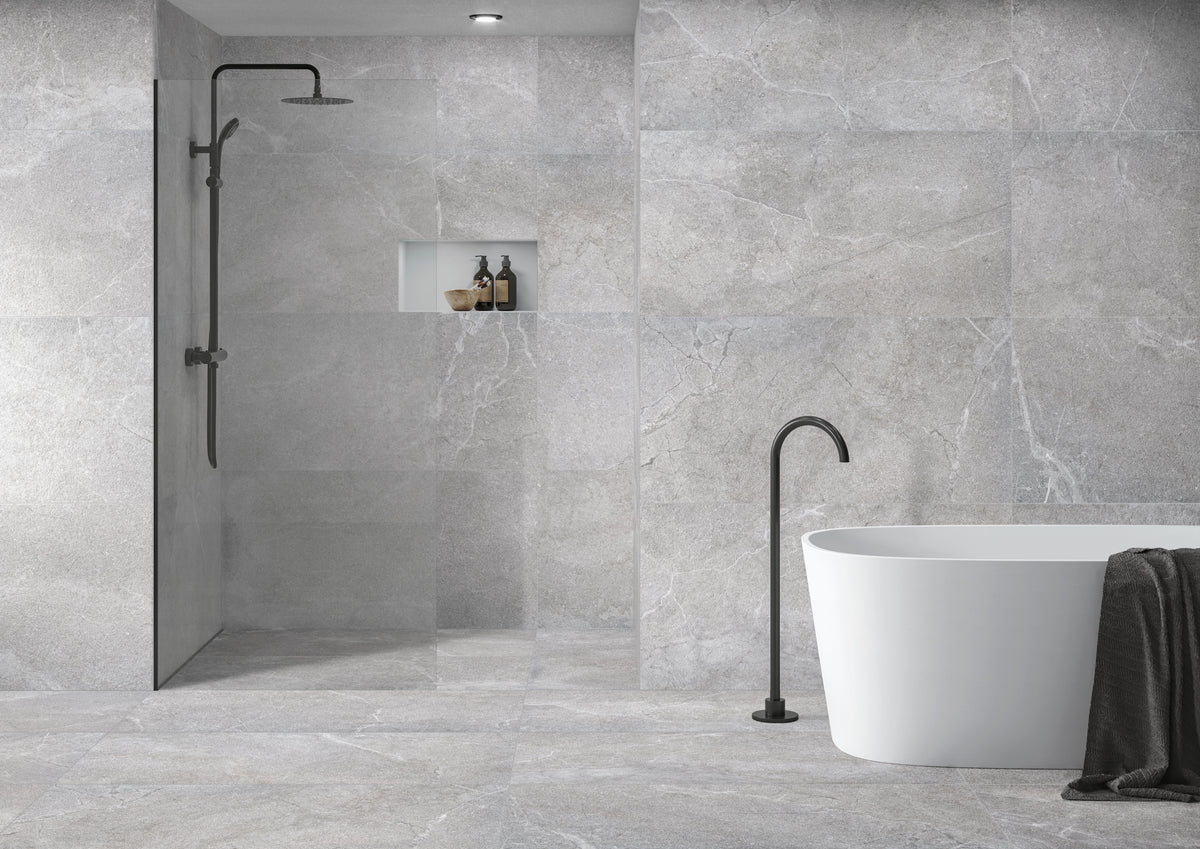 Lucca Porcelain 100x100cm Shaped Rectificado