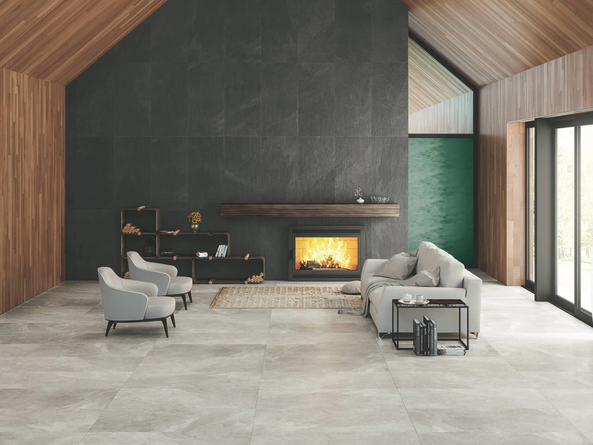 Durstone Mustang 30x60cm Mate Rectificado · Black