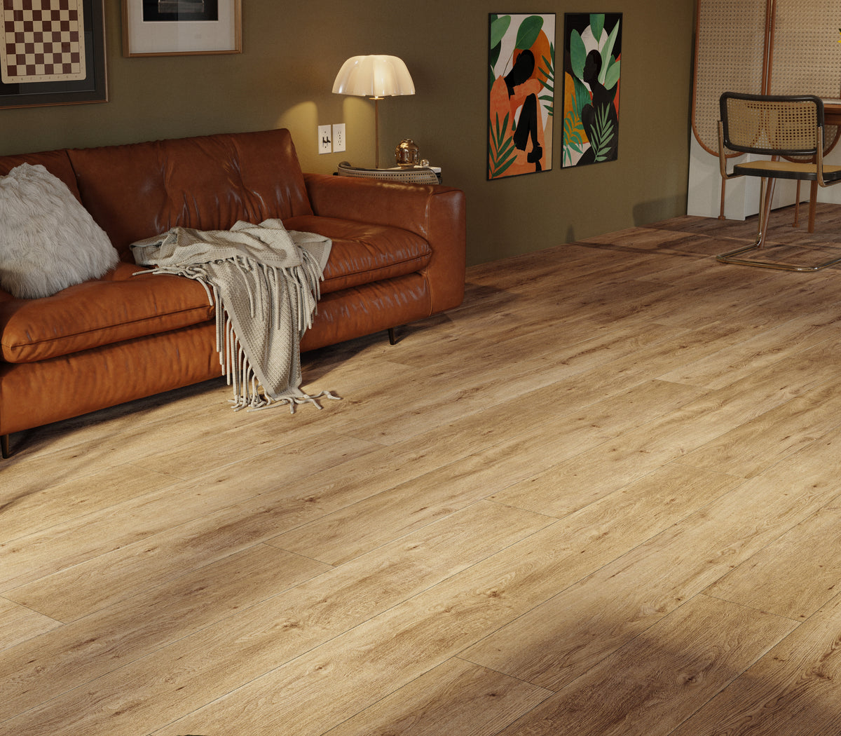 Parquet Vinílico Spc XL Alice Desert Brown 1830x228x6+1 mm