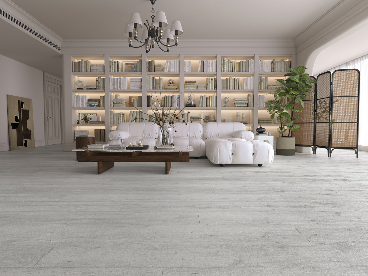 Parquet Vinílico Spc XL Giselle Ice Grey 1830x228x6+1 mm