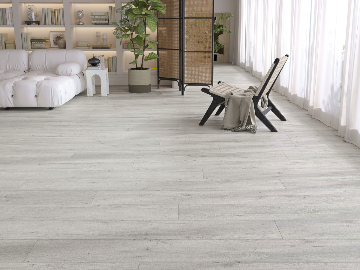 Parquet Vinílico Spc XL Giselle Ice Grey 1830x228x6+1 mm