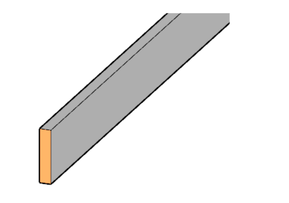Rodapié lacado o de papel