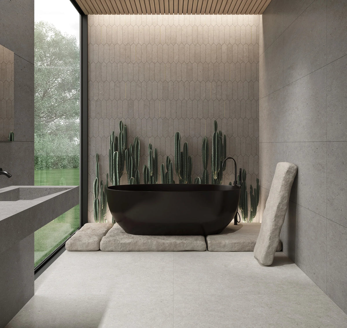 Durstone Somport 30x60cm Mate Rectificado · Grey