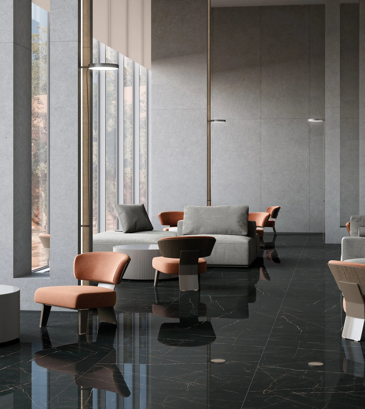 Durstone Somport 60x120cm Mate Rectificado · Grey