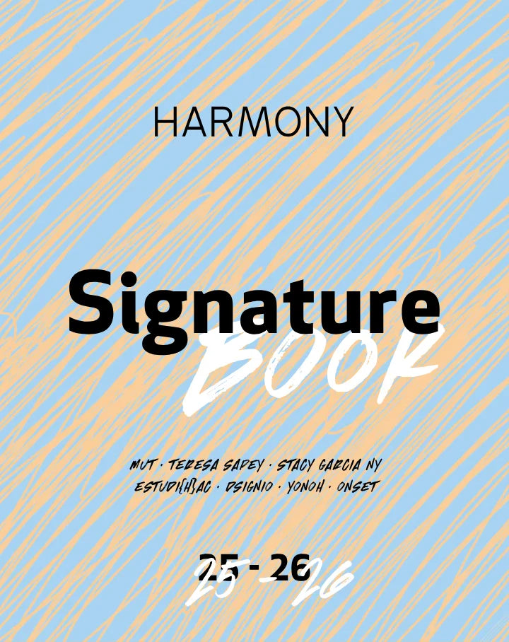 Portada del catálogo Signature Book 25-26